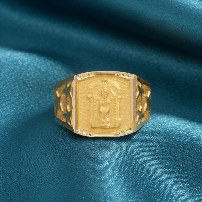 Lord Balaji Signet Boltv Ring
